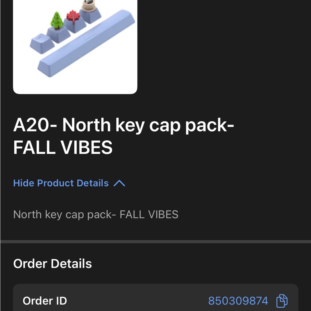 Custom Blue Keycap Set with Fun Designs - Picture 2 of 4